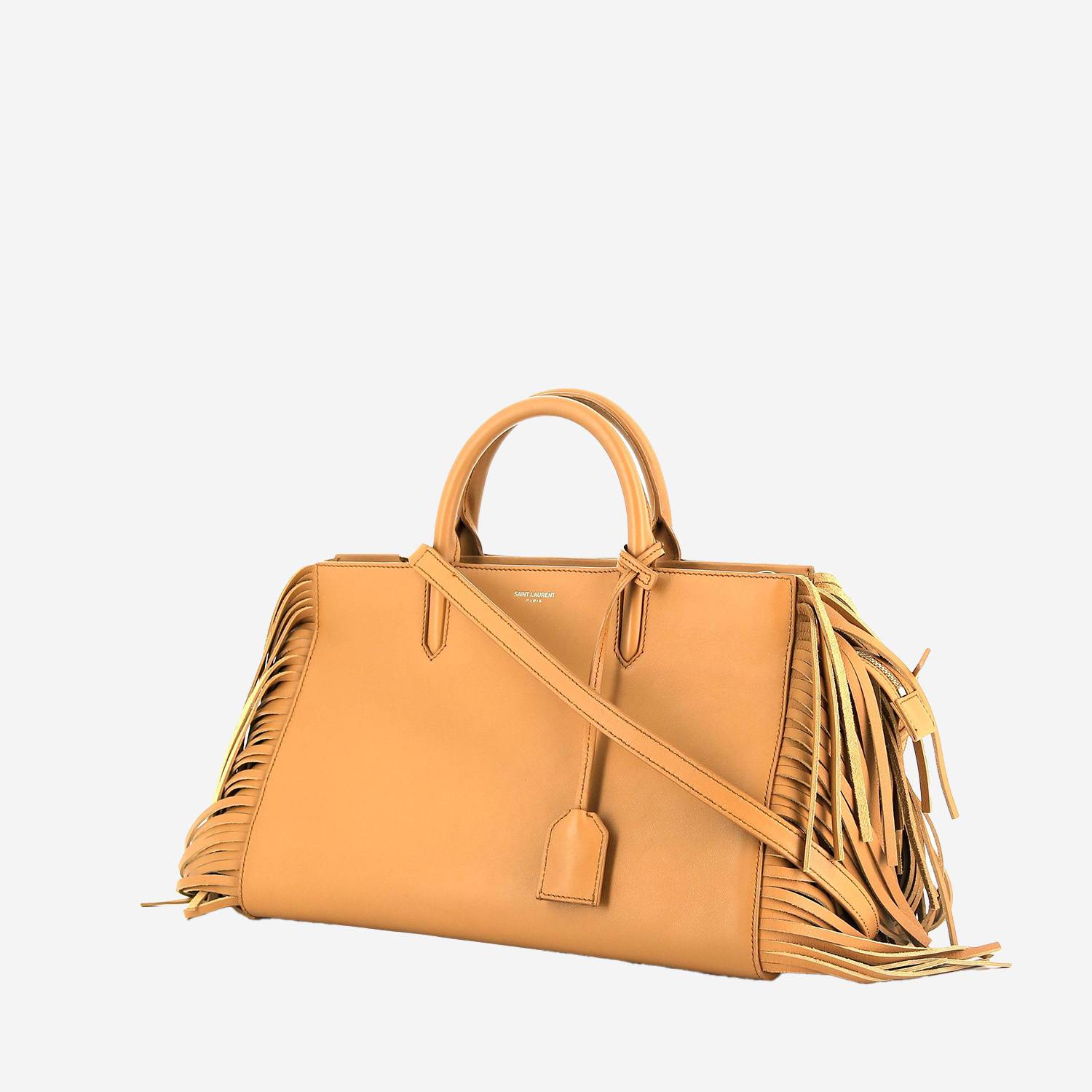 Borsa a tracolla Saint Laurent Rive Gauche in pelle gold