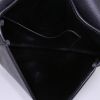 Hermes Christine handbag in black grained leather - Detail D2 thumbnail
