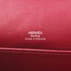 Pochette Hermes Kelly - Pocket Hand en cuir Swift rose-framboise - Detail D3 thumbnail