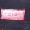 Ralph Lauren shoulder bag in red leather - Detail D4 thumbnail