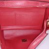 Celine Trapeze medium model handbag in red python and red leather - Detail D3 thumbnail