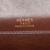 Bolso de mano Hermès Dalvy en cuero box marrón - Detail D3 thumbnail