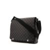 Louis Vuitton District shoulder bag in grey Graphite damier canvas and black leather - 00pp thumbnail