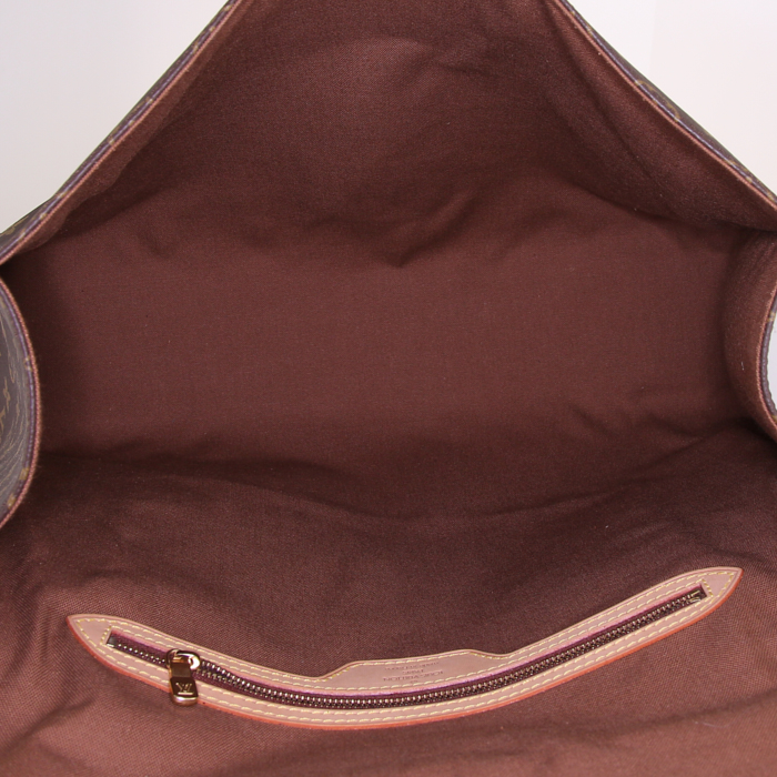 Louis Vuitton Bel Air briefcase in monogram canvas and natural leather - Detail D2