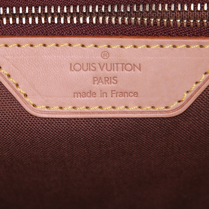 Louis Vuitton Bel Air briefcase in monogram canvas and natural leather - Detail D3