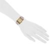 Hermes Heure H watch in gold plated and stainless steel Ref:  HH1.201 Circa  2008 - Detail D1 thumbnail