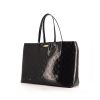 Shopping bag Louis Vuitton Wilshire in pelle verniciata monogram nera - 00pp thumbnail