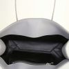Balenciaga shopping bag Cable in grey leather - Detail D2 thumbnail
