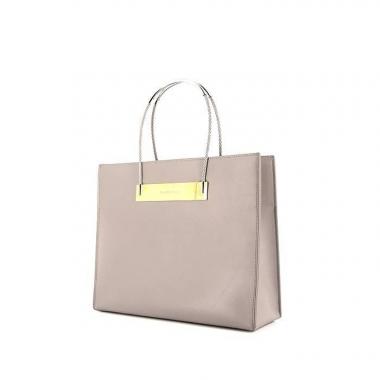 Shopping bag Balenciaga in pelle grigia