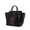 Celine Luggage medium model handbag in black leather - 00pp thumbnail
