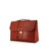 Hermès Sac à dépêches briefcase in cognac box leather - 00pp thumbnail
