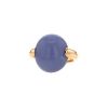 Pomellato Luna ring in pink gold and chalcedony - 00pp thumbnail
