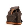 Louis Vuitton Montsouris backpack in brown monogram canvas and natural leather - 00pp thumbnail