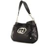 Gucci Britt bag worn on the shoulder or carried in the hand in black leather - 00pp thumbnail
