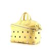 Borsa ventiquattrore Givenchy Nightingale in pelle gialla con decoro di borchie - 00pp thumbnail