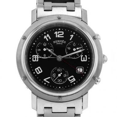 Hermès Clipper Chrono watch in stainless steel Ref:  hermes - CL1.910 Circa  2000