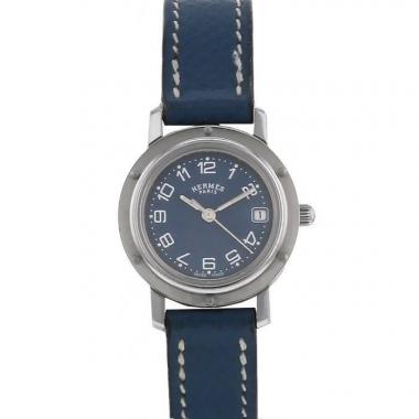 Hermes Clipper watch in stainless steel Ref:  CL4.210 Circa  2007