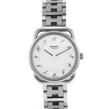 Orologio Hermes Arceau in acciaio Ref :  AR3.210 Circa  1990