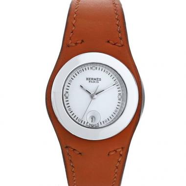 Montre Hermes Harnais en acier Ref :  HA3.210 Vers  2006