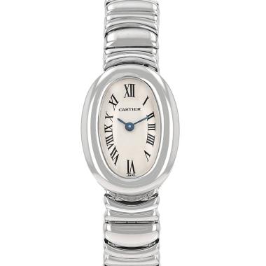 Reloj Cartier Mini Baignoire de oro blanco Ref: Cartier - 2369  Circa 1990