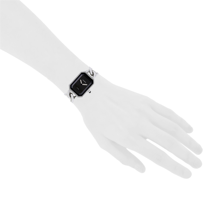 Chanel Première size L watch in stainless steel Circa 1990 - Detail D1