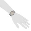 Montre Rolex Datejust en acier et or blanc 14k Ref :  1601 Vers  1977 - Detail D1 thumbnail