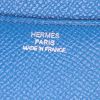 Hermes Constance mini handbag in blue epsom leather - Detail D4 thumbnail