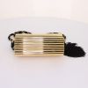 Bolso bandolera Saint Laurent en metal dorado - Detail D4 thumbnail