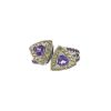 Mauboussin ring in white gold,  amethysts and quartz - 00pp thumbnail