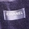 Chanel shopping bag in black canvas and black leather - Detail D3 thumbnail