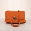 Hermes Birkin 30 cm handbag in orange Swift leather - 360 Front thumbnail