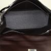 Bolso de mano Hermes Kelly 35 cm en cuero box marrón oscuro - Detail D3 thumbnail