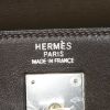Bolso de mano Hermes Kelly 35 cm en cuero box marrón oscuro - Detail D4 thumbnail