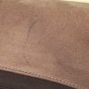 Borsa da spalla o a mano Saint Laurent in camoscio marrone in simil-tartaruga - Detail D4 thumbnail