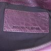 Bolso de mano Alexander Wang Rocco en cuero granulado violeta Raisin - Detail D4 thumbnail