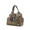 Chloé Bay handbag in brown patent leather - 00pp thumbnail