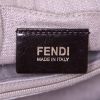 Fendi handbag in beige and red grained leather - Detail D3 thumbnail