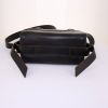 Prada handbag in black leather and brown piping - Detail D5 thumbnail