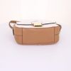 Miu Miu handbag in brown and white leather - Detail D4 thumbnail