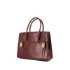 Hermes Drag handbag in burgundy box leather - 00pp thumbnail