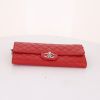 Sac bandoulière Chanel Wallet on Chain en cuir matelassé rouge - Detail D4 thumbnail