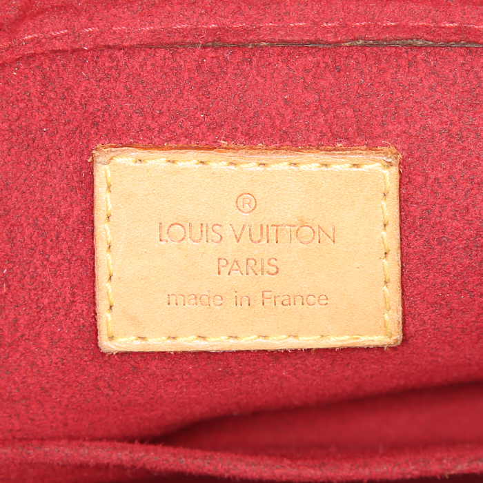 Sac porté épaule Louis Vuitton Cité en toile monogram et cuir naturel - Detail D3