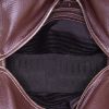 Bolso de mano Celine Vintage en cuero granulado marrón - Detail D2 thumbnail