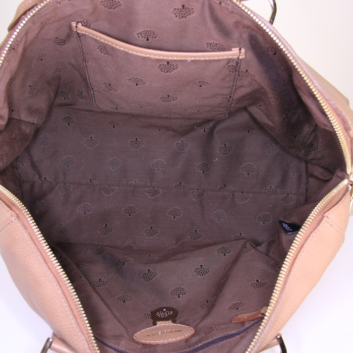 Borsa Mulberry Del Rey in pelle marrone - Detail D2