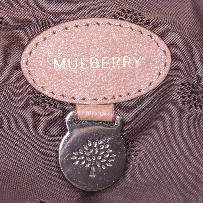Bolso de mano Mulberry Del Rey en cuero marrón - Detail D3