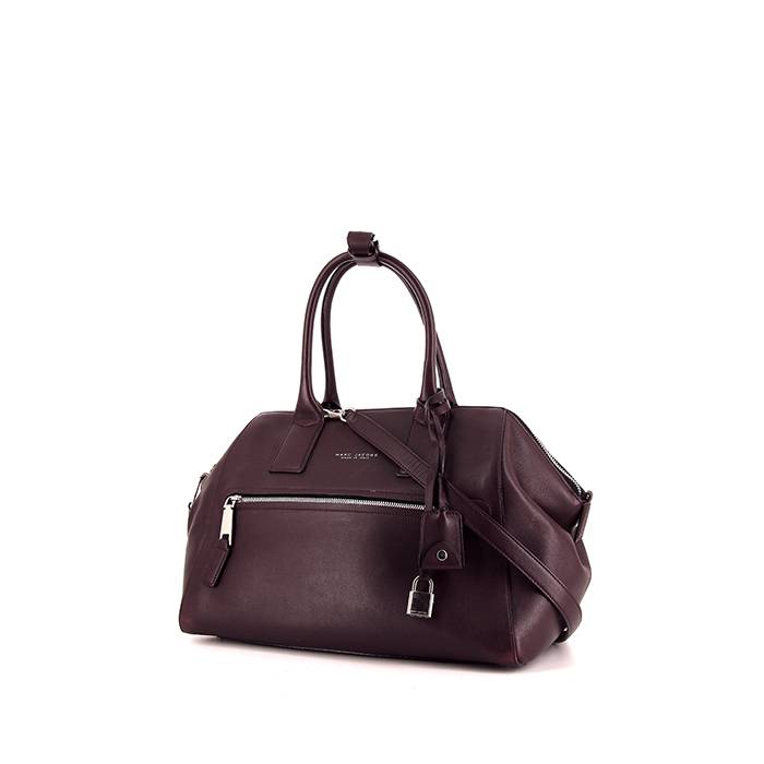 Marc Jacobs handbag in plum leather - 00pp