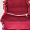 Louis Vuitton Olympe handbag in brown monogram canvas and red leather - Detail D2 thumbnail