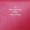 Borsa Louis Vuitton Olympe in tela monogram cerata marrone e pelle rossa - Detail D3 thumbnail