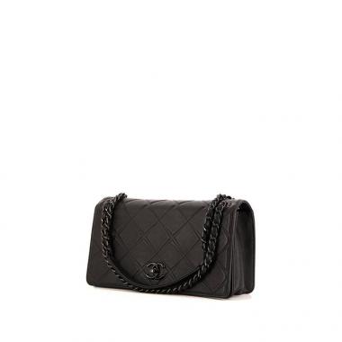 Chanel Mademoiselle handbag in black quilted leather