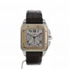 Reloj Cartier Santos-100 Chrono XL de oro y acero Ref :  2740 Circa  2000 - 360 thumbnail